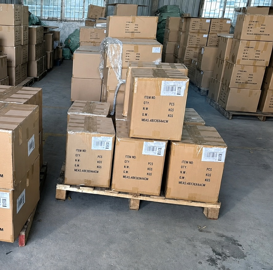 XUK cartons prepared for shipment