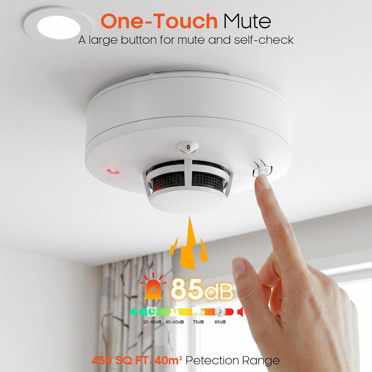 XUK Protect SmokeGuard™ Photoelectric Smoke Alarm