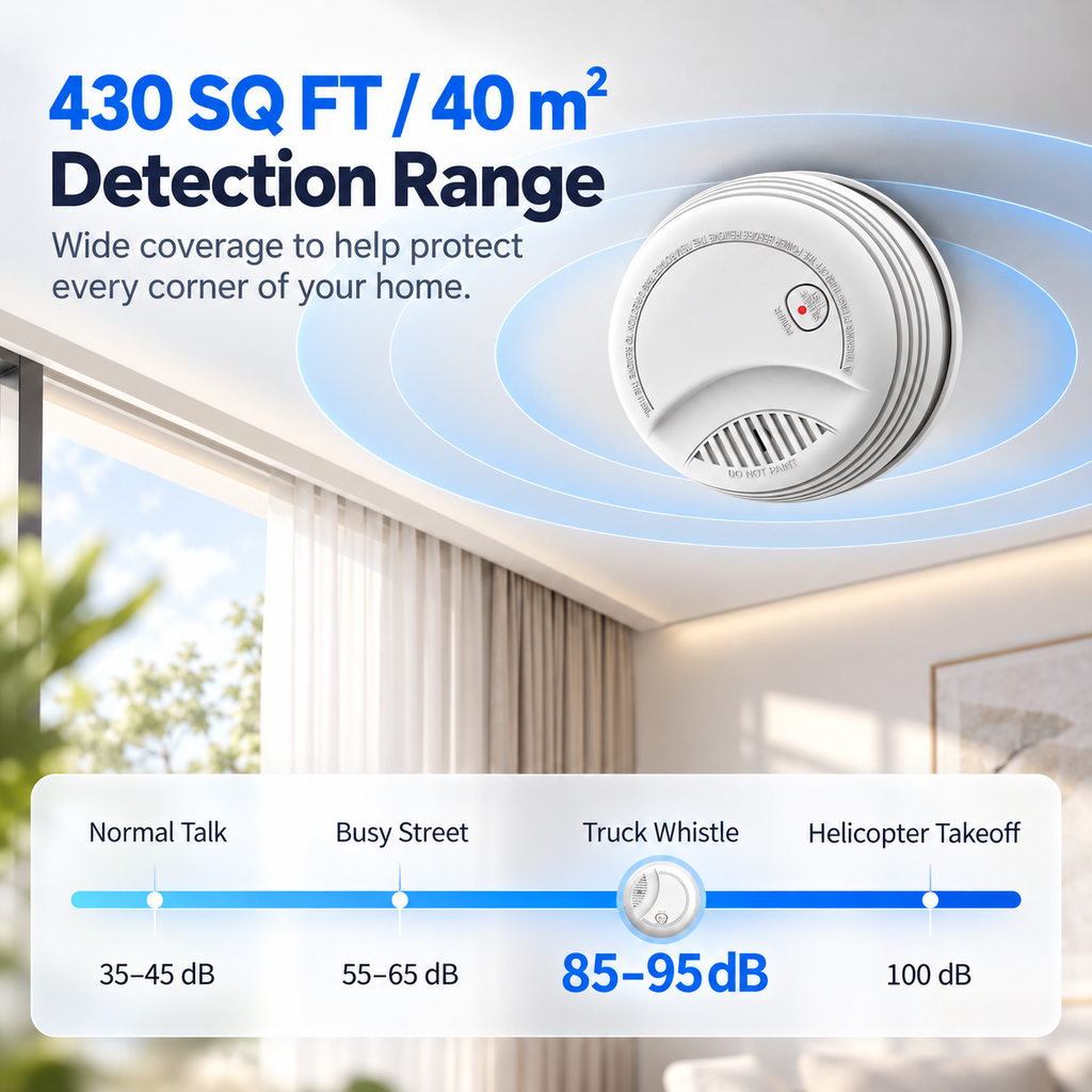 XUK Protect SmokeGuard™ Photoelectric Smoke Alarm
