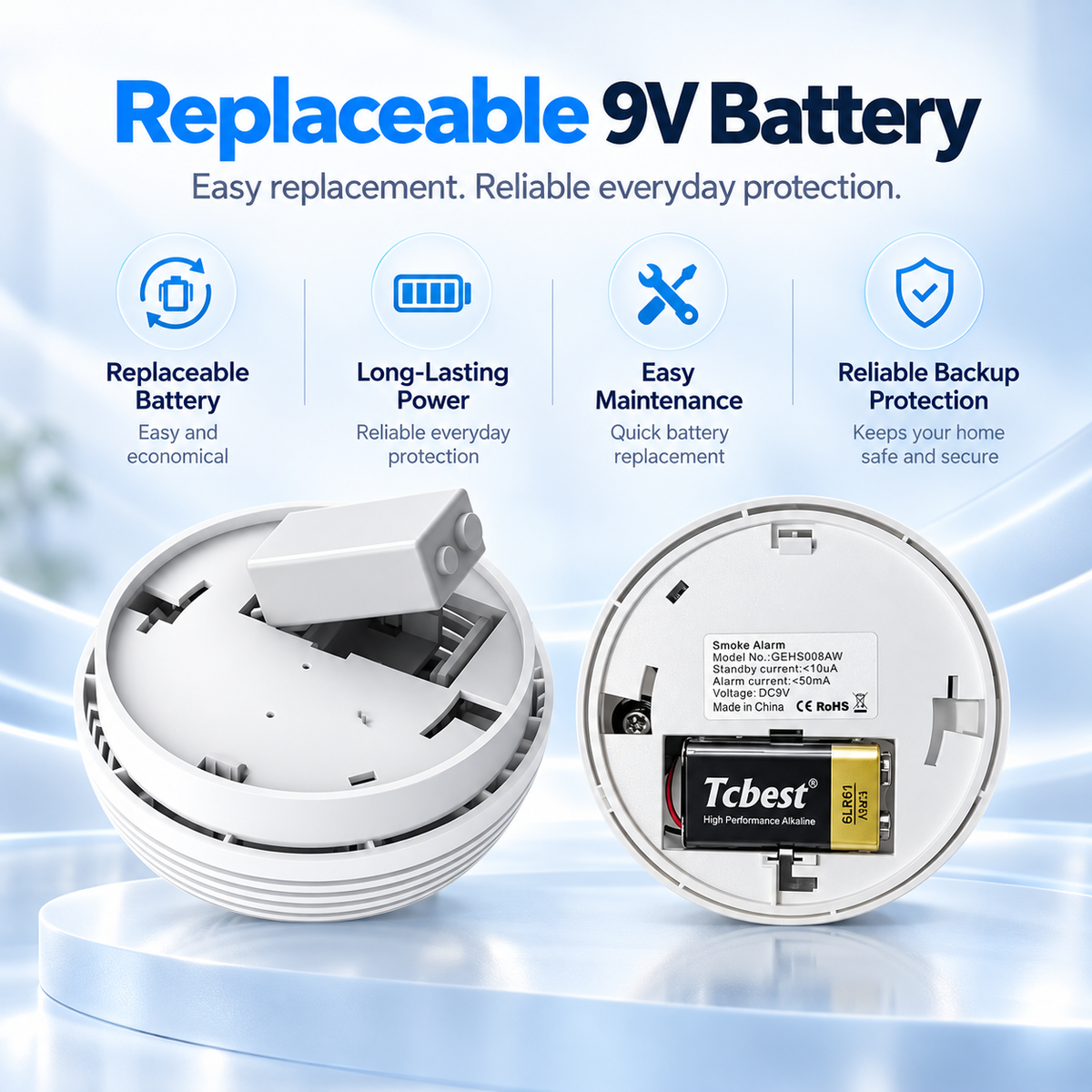 XUK Protect SmokeGuard™ Photoelectric Smoke Alarm