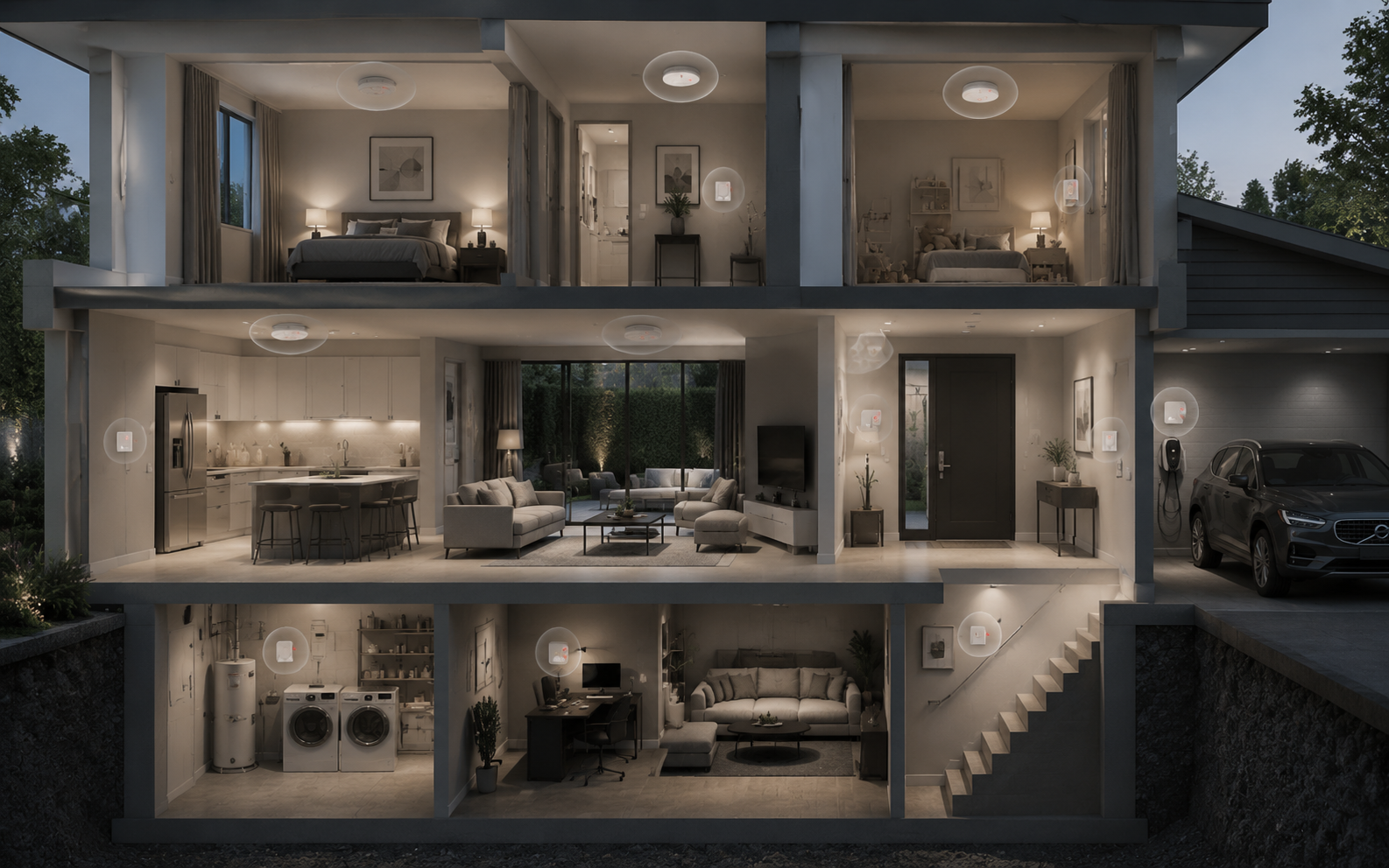 Whole home protected by XUK safety products