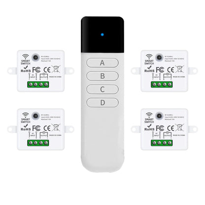 XUK SmartControl™ Wireless Light Switch Kit – Remote Lighting Control System with RF Receiver