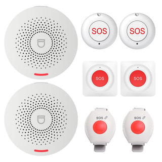 XUK Protect SafeCall™ Smart Caregiver Alert System – WiFi Emergency Call Button with Mobile App Control