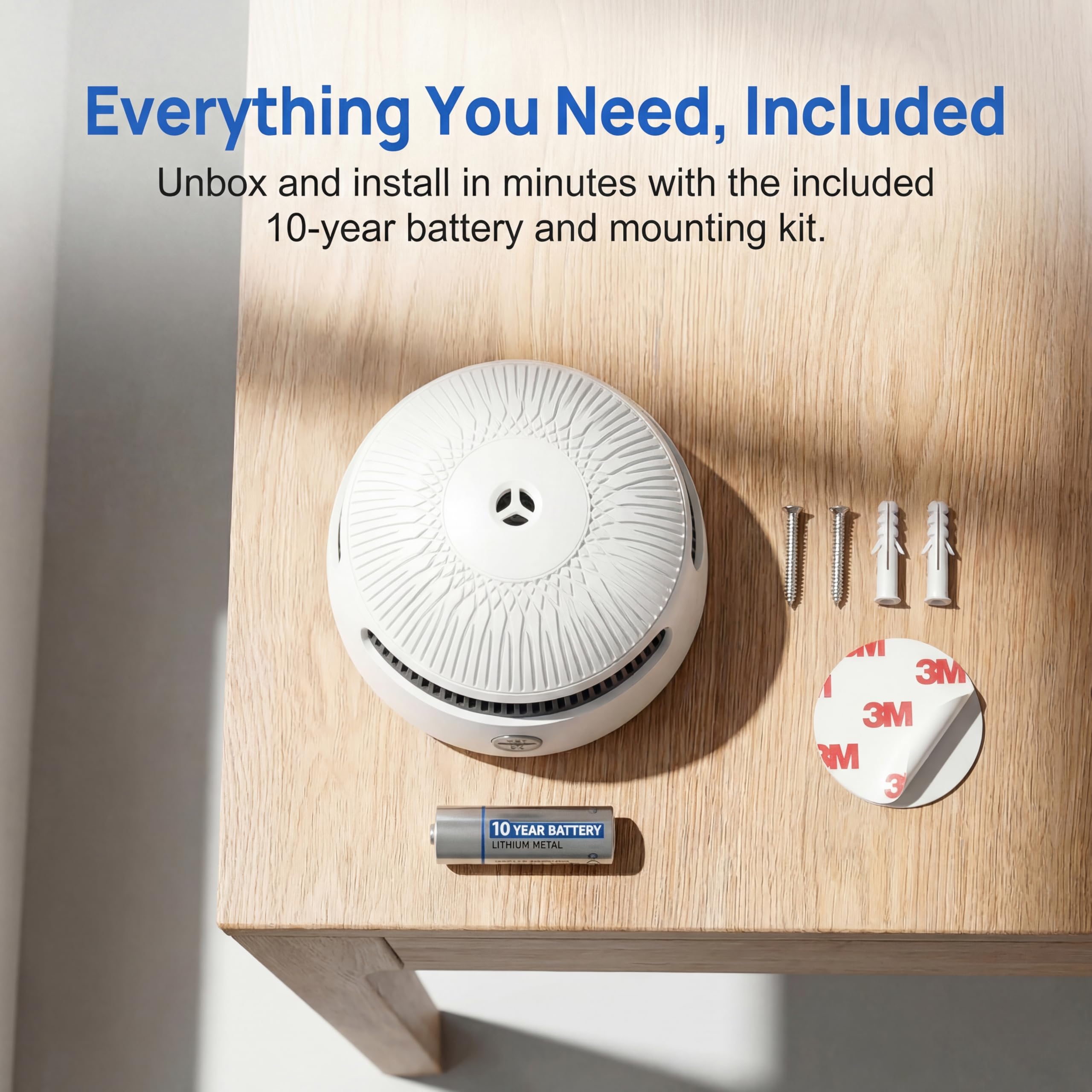 XUK Protect SmokeGuard™ 10-Year Battery Photoelectric Smoke Detector
