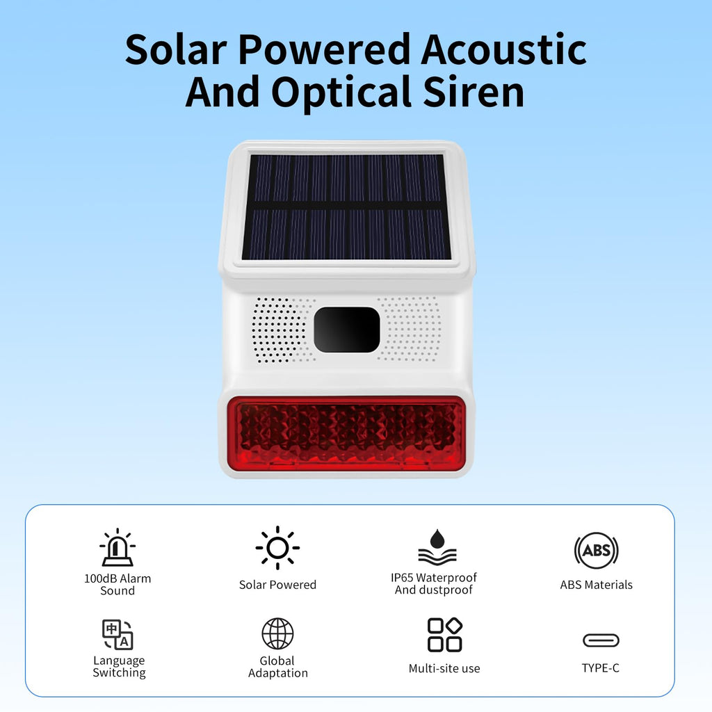 XUK Protect OutdoorGuard™ Solar Motion Alarm