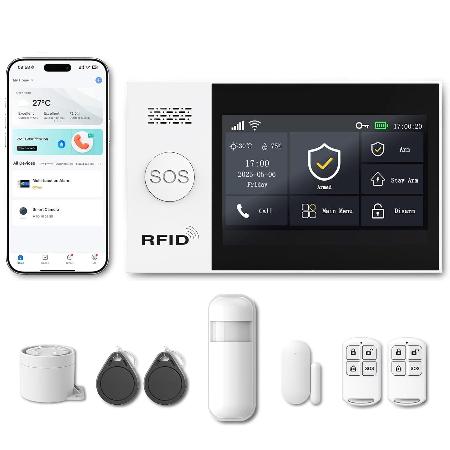 XUK Protect ControlKey™ Smart Remote Controller for Security Systems