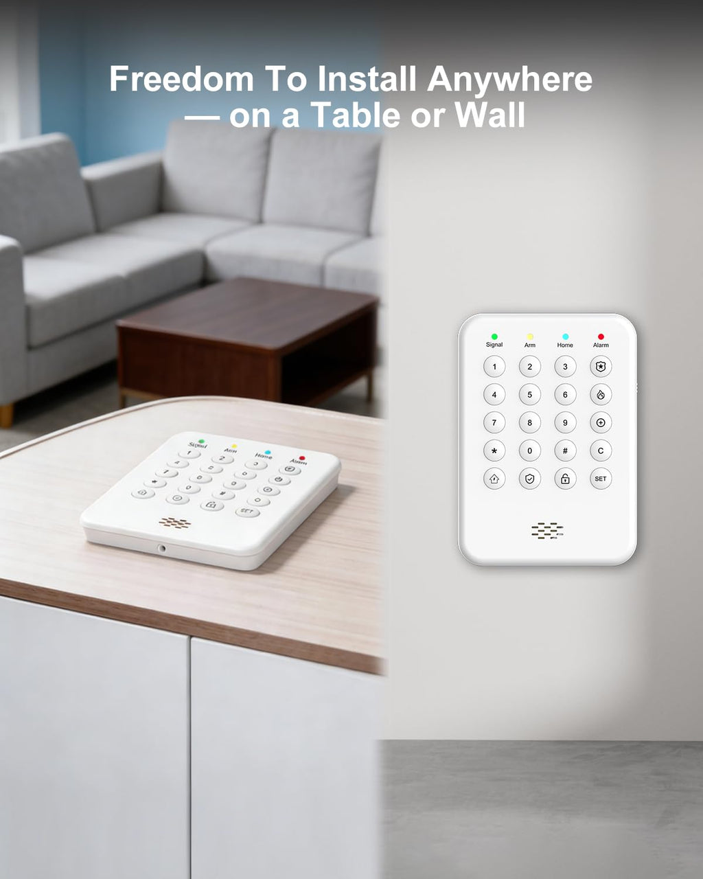 XUK Protect SecureLink™ Expandable Home Security System – Wireless Alarm Platform with Keypad, Sensors & App Control