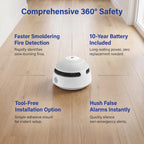 XUK Protect SmokeGuard™ 10-Year Battery Photoelectric Smoke Detector