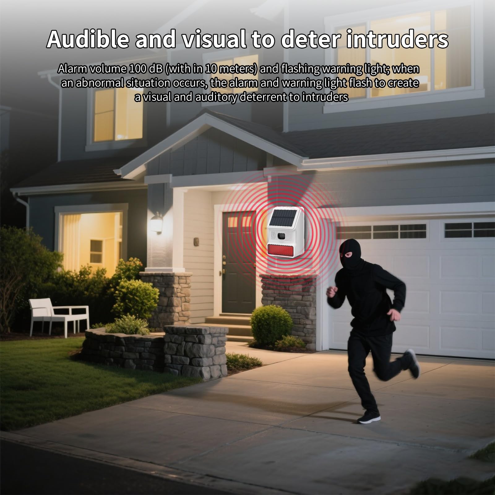 XUK Protect OutdoorGuard™ Solar Motion Alarm