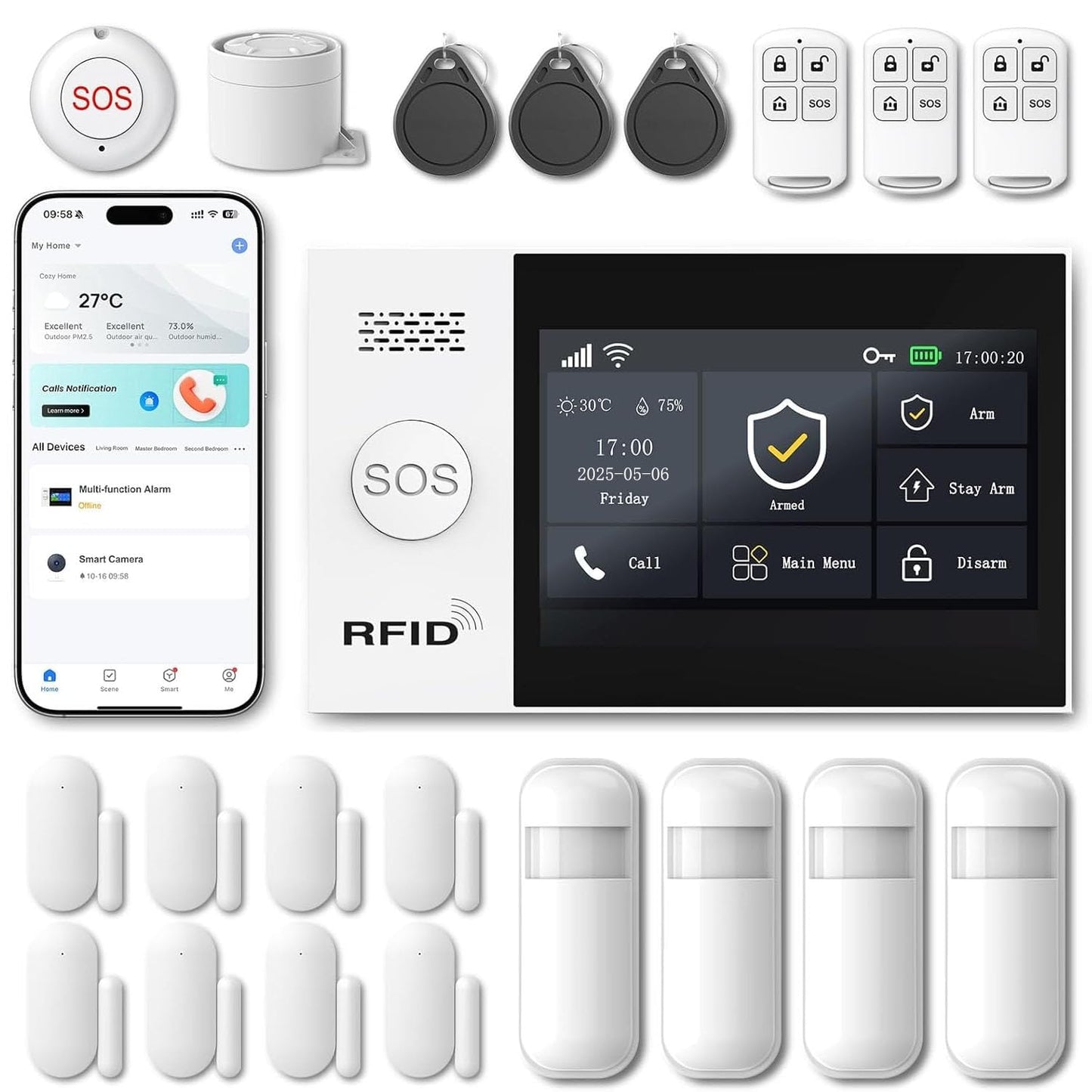 XUK Protect ControlKey™ Smart Remote Controller for Security Systems