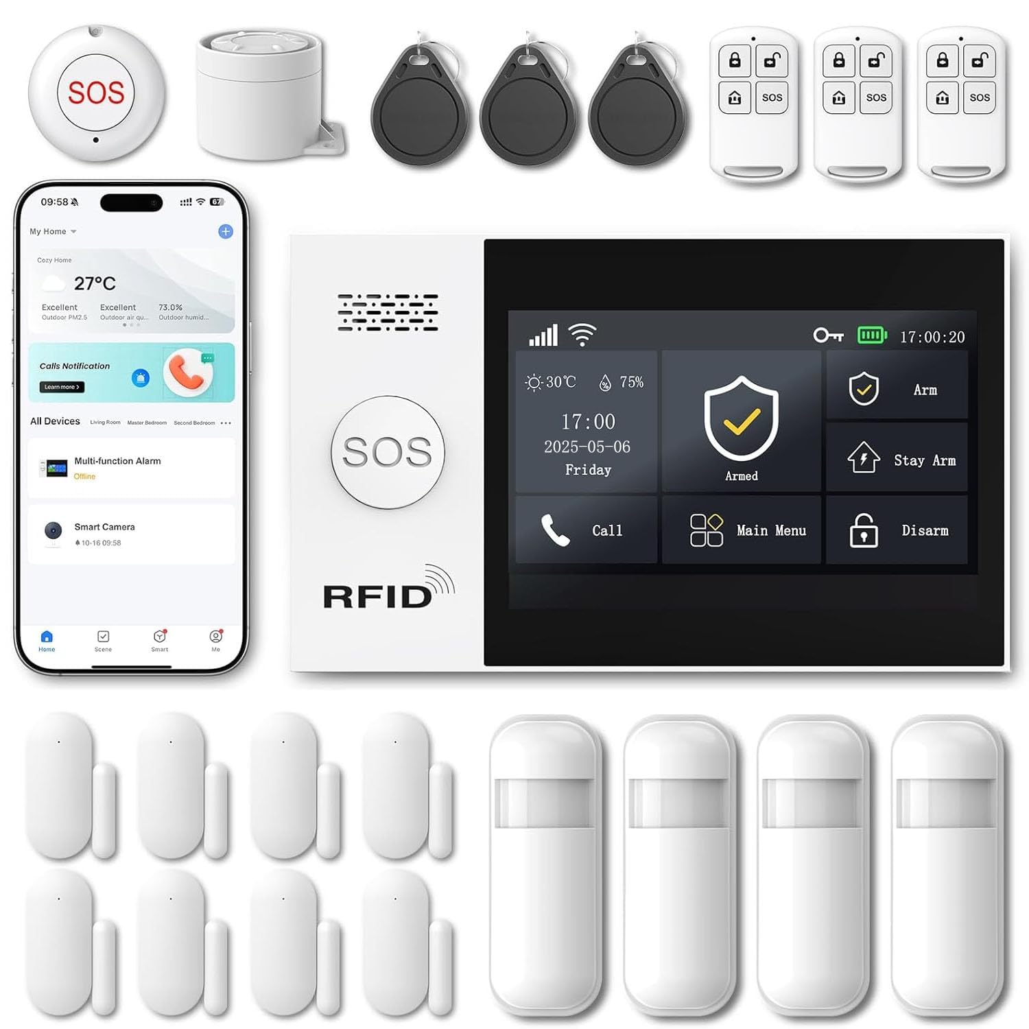 XUK Protect ControlKey™ Smart Remote Controller for Security Systems