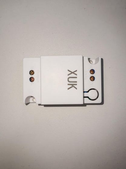 XUK Home™ Rocker Light Switch – Single Pole Wall Switch with Self-Grounding Design
