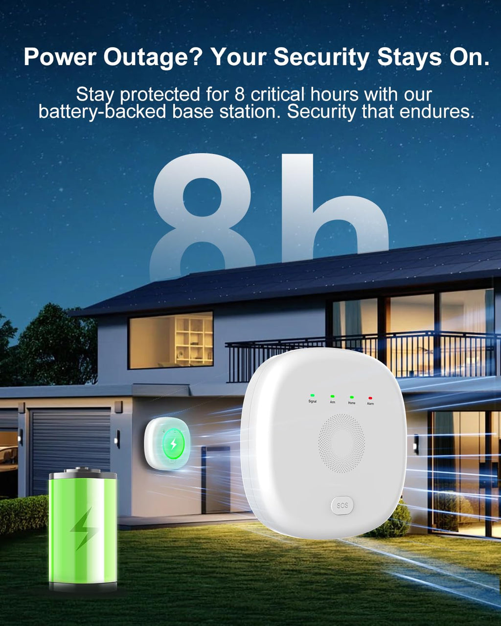 XUK Protect SecureLink™ Expandable Home Security System – Wireless Alarm Platform with Keypad, Sensors & App Control