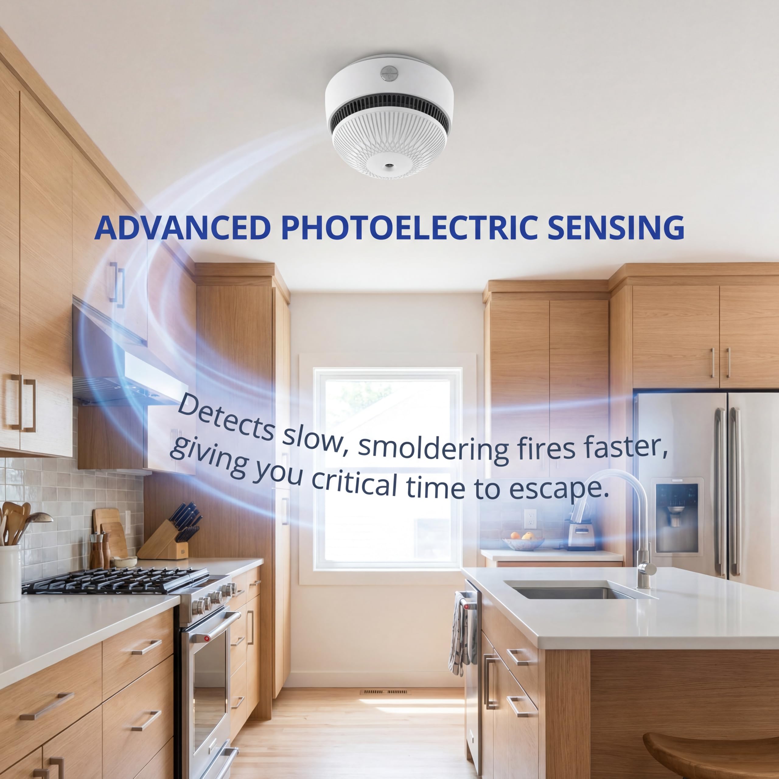 XUK Protect SmokeGuard™ 10-Year Battery Photoelectric Smoke Detector