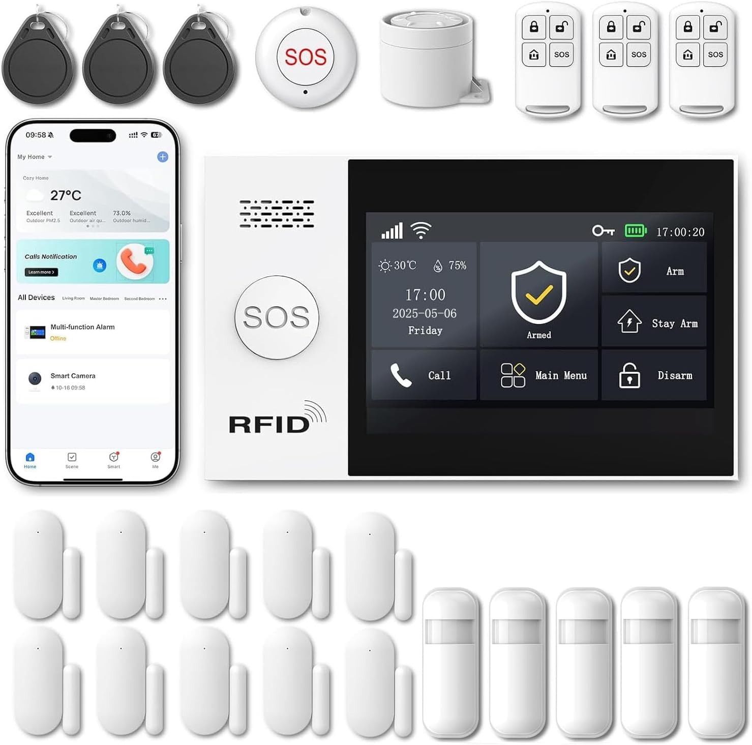 XUK Protect ControlKey™ Smart Remote Controller for Security Systems