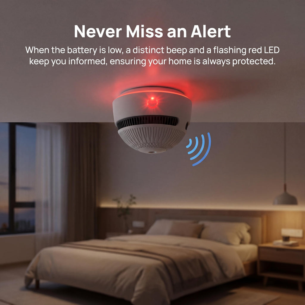 XUK Protect SmokeGuard™ 10-Year Battery Photoelectric Smoke Detector