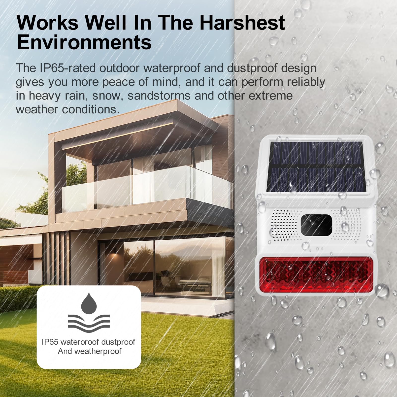 XUK Protect OutdoorGuard™ Solar Motion Alarm