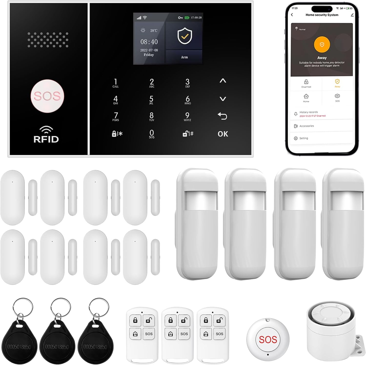 XUK Protect ControlKey™ Smart Remote Controller for Security Systems