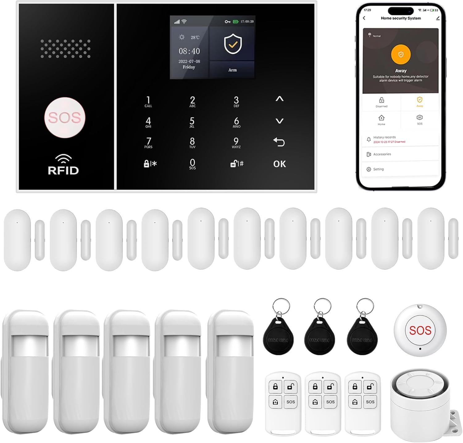 XUK Protect ControlKey™ Smart Remote Controller for Security Systems