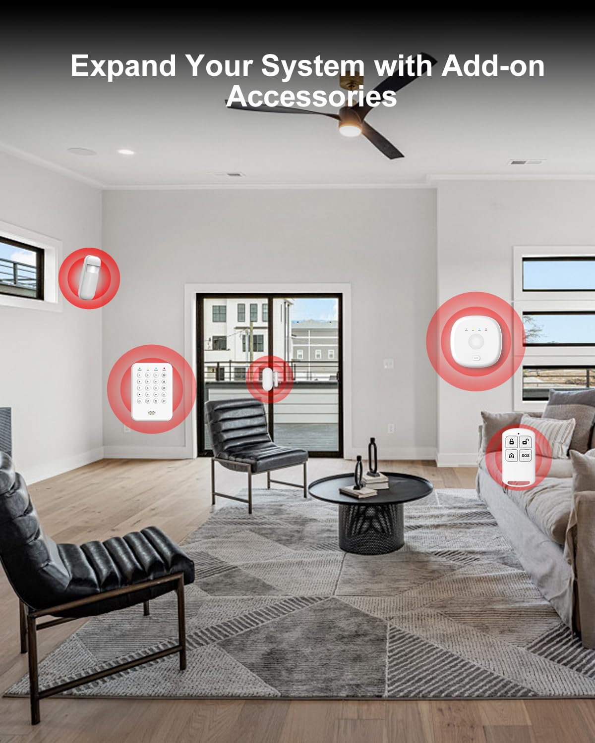 XUK Protect SecureLink™ Expandable Home Security System – Wireless Alarm Platform with Keypad, Sensors & App Control