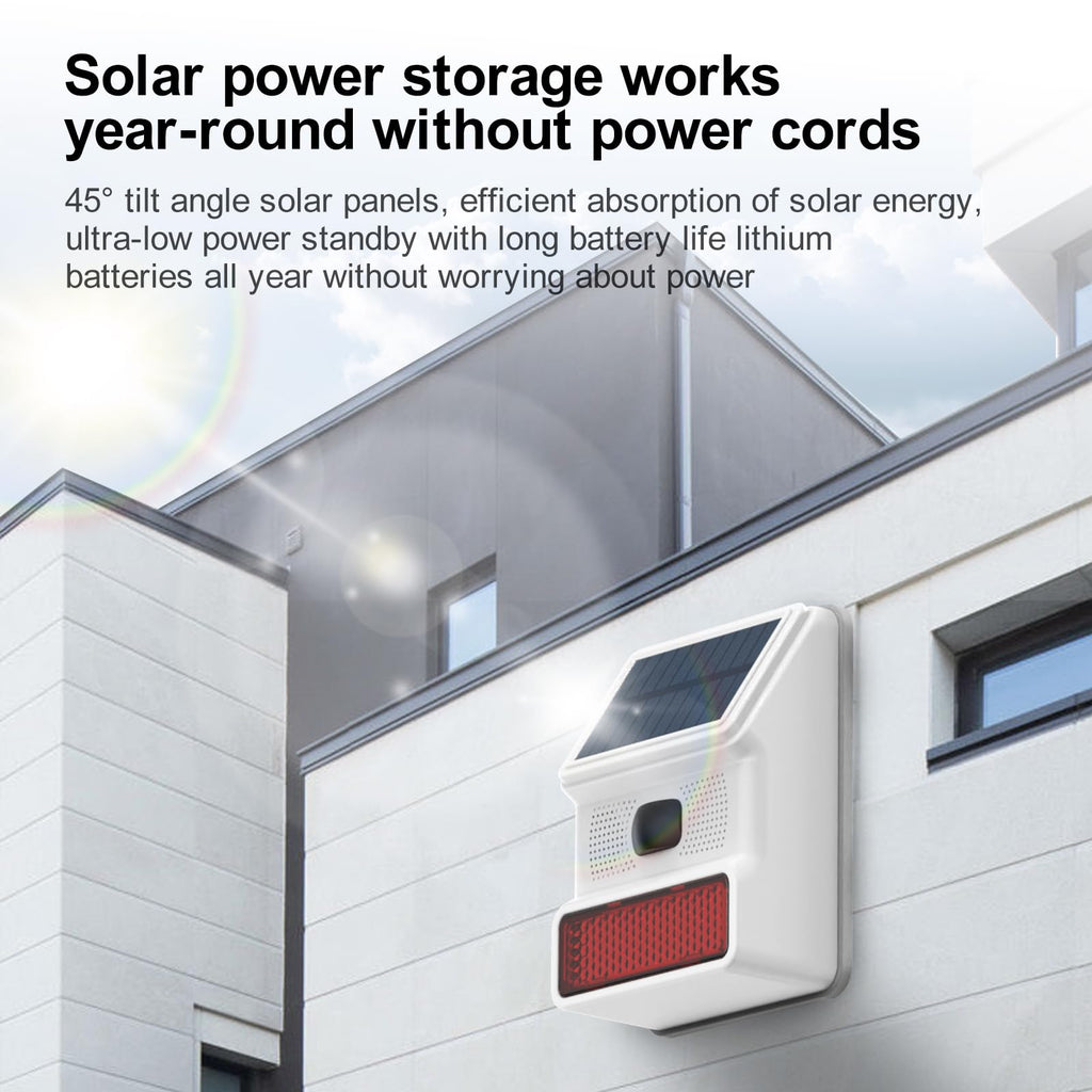 XUK Protect OutdoorGuard™ Solar Motion Alarm