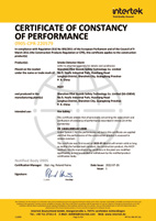 Intertek Constancy of Performance