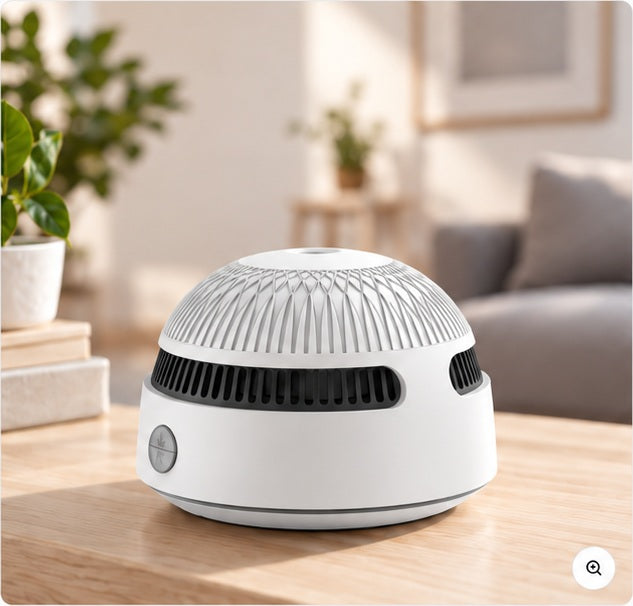 SmokeGuard smoke detector in a living room